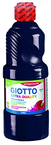 Fila 532824 – Barattolo Tempera 500 Ml, Colore: Nero, 1 Pezzo