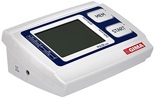 Gima - Sfigmomanometro Digitale Automatico Smart, Da Braccio, Misura La Pressione Sanguigna Sistolica E Diastolica E La Frequenza Del Battito, Per Uso