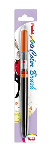 Pentel Gfl Colour Brush Pennello Inchiostro Base Acqua, Arancio