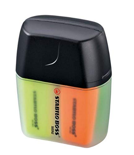 Evidenziatore - Stabilo Boss Mini - Box In Plastica Da 4 - Colori Assortiti
