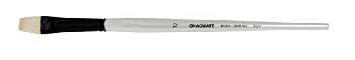 Daler Rowney - Pennello Graduate Con Setole Naturali Bianche, Misura: 10