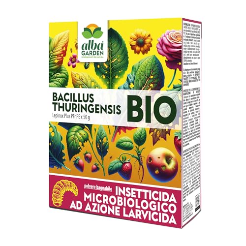 Albagarden - Insetticida Piante Microbiologico Ad Azione Larvicida - Bacillus Thuringiensis Kurstaki - Contro Le Larve Di Parassiti, Insetti Dell'Orto