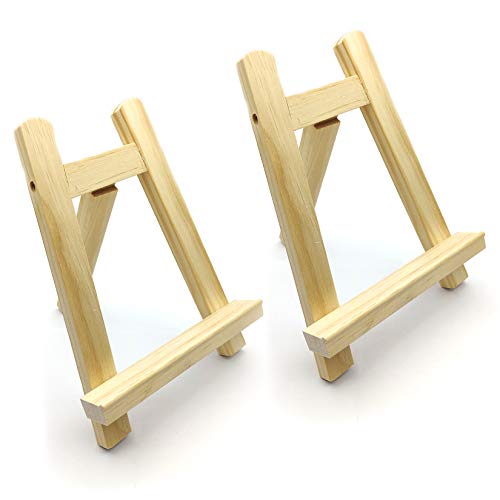Haochen 2 Pz Cavalletto Pittura, Supporto Cavalletto In Legno, Cavalletti Da Disegno, Artisti Cavalletto Per Dipingere E Disegnare Professionale Da St
