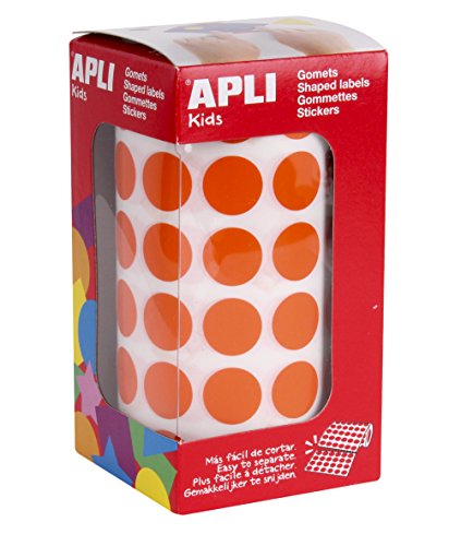 Apli Kids Rotolo Di Gomets, Colore: Arancione, Rotondo, Apli 11483, Redonda, Ap-11483