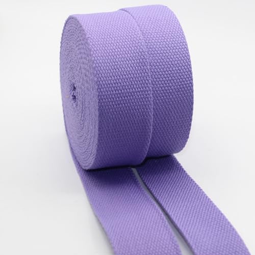 Leduc 5 M Nastro Di Cinghia Cotone Pesante Lilla (57) 3Cm