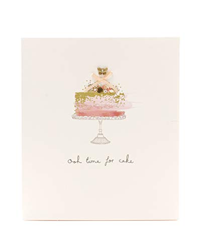 Uk Greetings Biglietto Di Auguri Di Compleanno Per Lei/Femmina/Amica Con Busta, Motivo A Torta