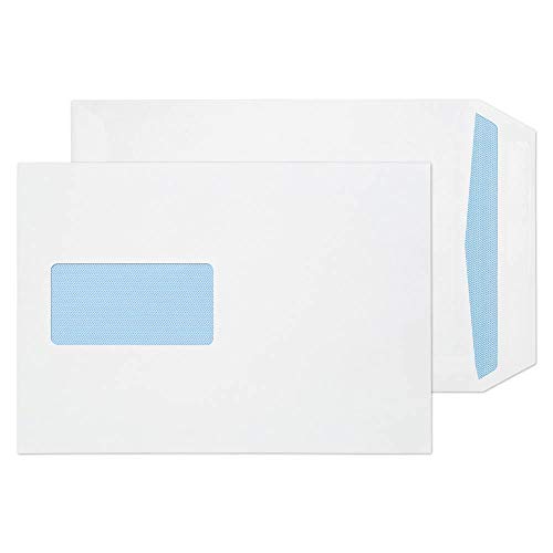 Blake Purely Everyday-Buste Formato C5, 162 X 229 Mm, Con Finestra Per Indirizzo, Colore: Bianco (Confezione Da 25)