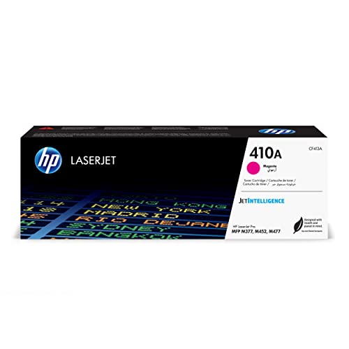 Hp 410A Cf413A, Cartuccia Toner Originale Hp Da 2300 Pagine, Compatibile Con Le Stampanti Hp Laserjet Pro Mfp M377, M452, M477, Magenta