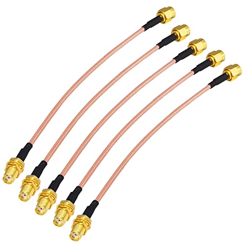 Boobrie Rg316 Cavo 15Cm Sma Maschio A Sma Femmina Cavo 5 Pezzi Cavo Coassiale Sma Maschio Femmina Connettore Sma Adattatore Antenna Wifi Per Cavo Ante