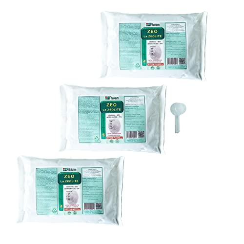 Fitokem - Zeolite Chabasite Micronizzata - 3 Kg - Corroborante Per Piante - Insetticida Fungicida Acaricida, Polvere Di Roccia Per Uso Orto Giardino P