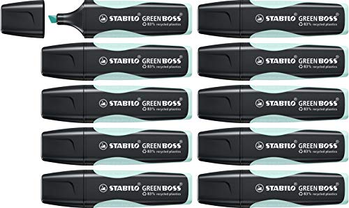 Evidenziatore Ecosostenibile - Stabilo Green Boss Pastel - 83% Plastica Riciclata - Carta Da Zucchero
