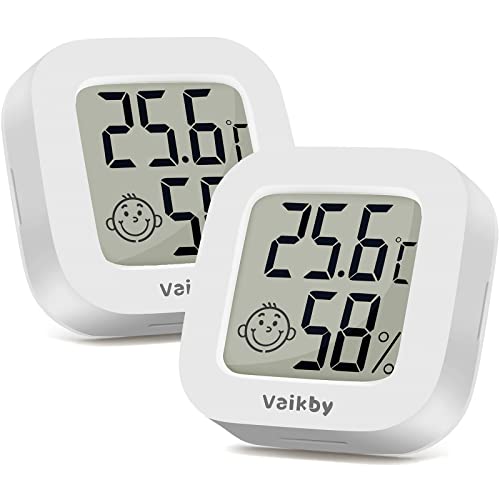 Termometro Igrometro Digitale Per Interni-Monitoraggio Accurato Di Temperatura E Umidità Con Icone Di Comfort E Design Elegante-Ideale Per Casa, Uffic