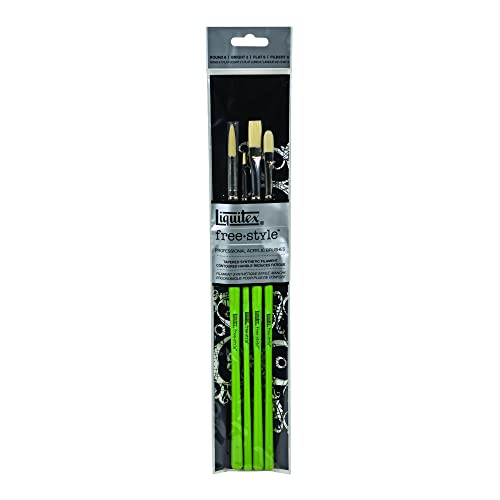 Liquitex - 4 Pennelli Free Style