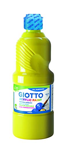 Giotto 533702 Tempera Acrilica, 500 Ml, Giallo