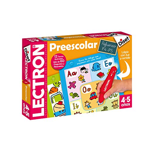 Diset- Lectron Matita Prescolare Gioco Educativo Per Bambini, Multicolore, 63884