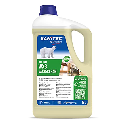 Lavaincera - Detergente Auto Lucidante Con Cere Naturali, Per Pavimenti Incerati E Non, Anche In Legno - 5 Kg