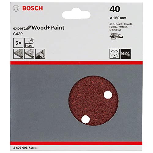 Bosch Accessories Excéntrica C430: 150Mm 8P. G40 X5