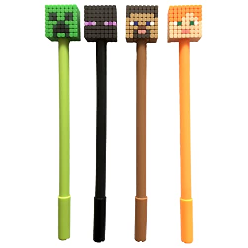 Puckator - Trendige Kulis - Schreibwaren & Schulbedarf - Minecraft Feine Spitze Kugelschreiber Kuli (Pro Stück)