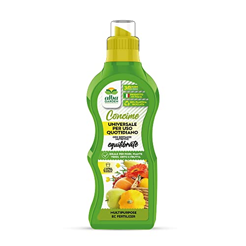 Albagarden Concime Universale Liquido - Concime Per Piante Verdi Universale E Fertilizzante Con L'Aggiunta Di Boro, Rame, E Magnesio Per Giardino, Ort