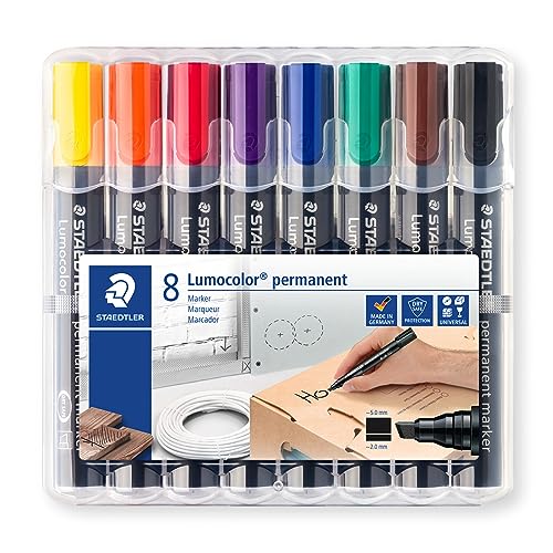 Staedtler 350 Wp8 Marcatore Permanente, 8 Pezzi