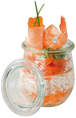 Weck Gläser 12Er-Set 80 Ml Einmachgläser Sturzgläser Weckgläser / Inkl Einkochringe Klammern Glasdeckel 5080903