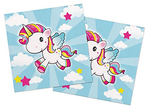 Tovaglioli Unicorno 33 X 33 Cm - 20 Pezzi
