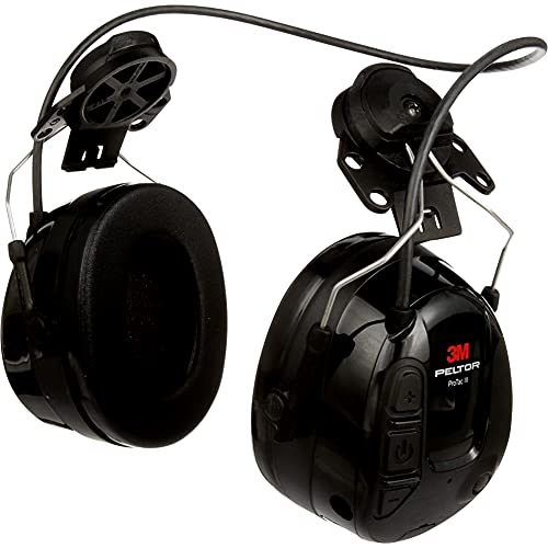 3M™ Peltor™ Protac™ Iii Cuffia Protettiva, Nero, 31 Db, Con Attacco Per Elmetto, Mt13H221P3E