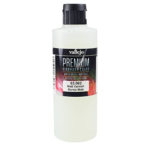 Vallejo- Premium Airbrush Color Flacone Di Vernice A Base D'Acqua, 200 Ml, Opaco, (Confezione Da 1), 063062