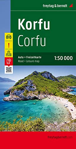 Corfù 1:50.000: Toeristische Wegenkaart 1:50 000: Ak 0831