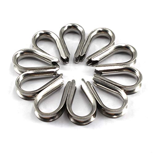 Ditale In Acciaio Inox 304 Per Cavo Metallico M4 (5Pcs)