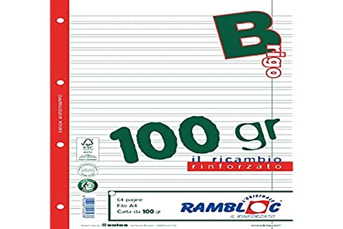 Rambloc Cf80Ricambio Bianco A4 100Gr Rigo B