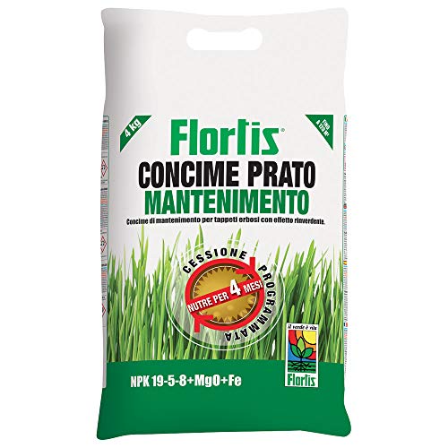Concime Granulare Prato Mantenimento 4 Kg Flortis Protezione Concime Piante Giardino