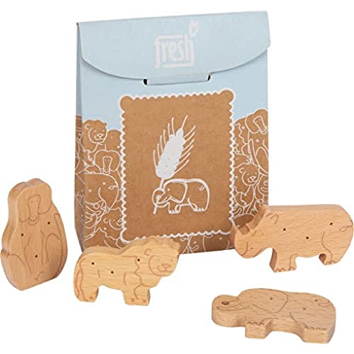 Small Foot Biscotti Con Forma Animale Fresh In Legno, Accessori Per Negozi E Cucine Per Bambini, Da 3 Anni, 12353 Giocattoli, Multicolore