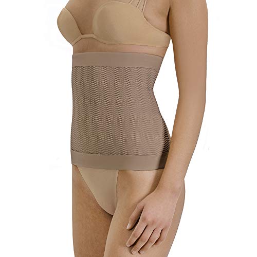 Solidea Fascia Addominale Unisex Silver Wave Abdominal Band | Pancera Contenitiva Donna, Pancera Contenitiva Uomo (Nero, 50)