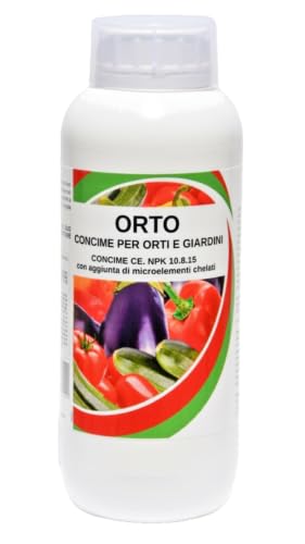 Concime Orto Bio A.L.T Concime Universale Per Piante Orticole E Da Frutto Liquido Con Azoto Fosforo Potassio Con Microelementi Chelati Fertilizzante P