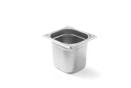 Hendi Contenitore Gastronorm, Gn 1/6, Resistenza Termica -40 °C A 300 °C, Compatibile Con I Forni A Convezione, Frigoriferi, Bagno María, Chafing Dish