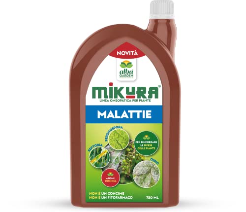 Albagarden - Fungicida Per Piante Naturale - Preparato Sistemico Omeopatico Per La Difesa E Rinforzo Delle Piante Contro Malattie Oidio Mal Bianco Per
