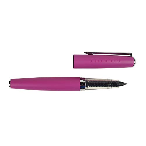 Herbin 21666T - Penna Roller In Metallo A Cartuccia, Rosa