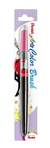 Pentel Color Brush - Pincel Recargable, Color Rosa