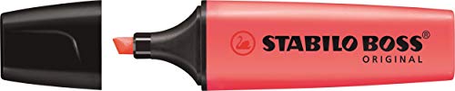 Evidenziatore Stabilo Boss Rosso 1Pz