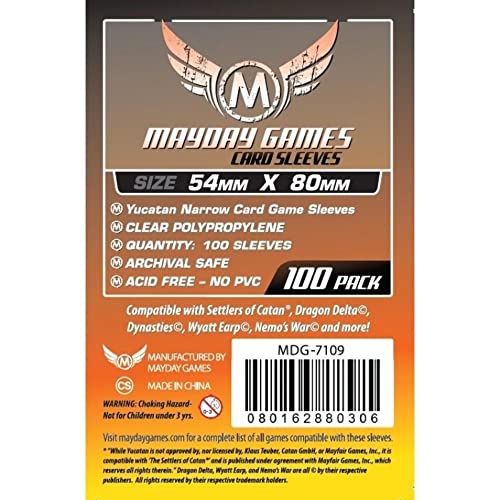 Mayday - Bustine Yucatan Narrow 54X80Mm (100)