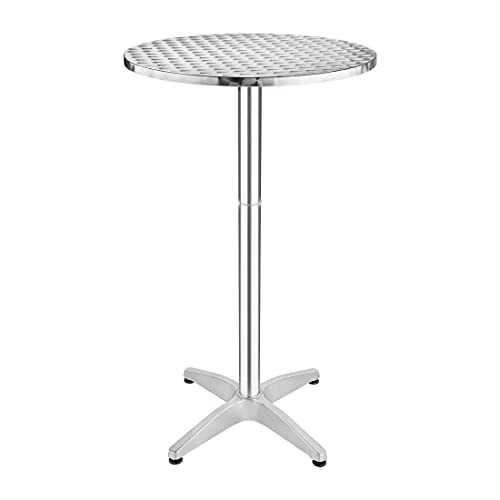 Bolero U502 Poseur Tavolo, In Acciaio Inox, Diametro: 60 Cm, Colore: Argento