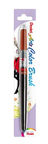 Pentel Gfl Colour Brush Pennello Inchiostro Base Acqua, Marrone