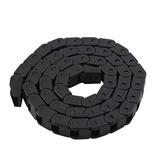 Chaine Cable R28 Nylon Nero Chaine Cable Cavo Portacavi A Catena 1000Mm / 40"Lungo Per Stampante 3D / Macchina Del Router Di Cnc