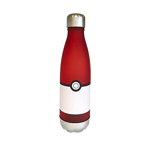 Kids Licensing Pokémon Borraccia Pokéball, 650 Ml, Di Alta Qualità Con Tappo A Vite E Capacità Ca. 650 Ml, Kl86080, Multicolore