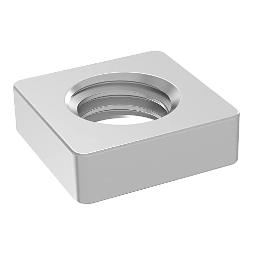 Seccaro Dado Quadro M5, Acciaio Inox V2A Va A2, Din 562, Forma Bassa, 20 Pezzi