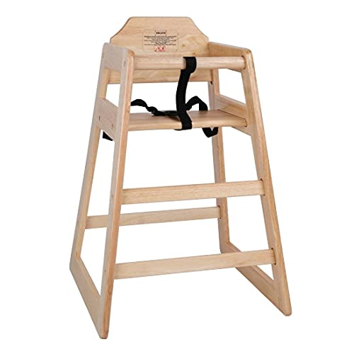 Bolero Alto In Legno Naturale Con Finitura Per Sala Da Pranzo E Cafe 750 X 510 X 510 Mm