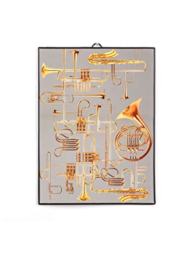 Seletti Wears Toiletpaper Plastic Mirrors Specchi, Grande/Trumpets