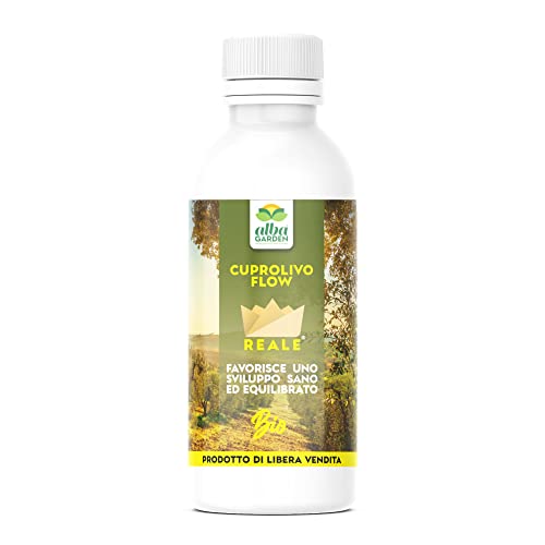 Albagarden Cuprolivo Flow - Rame + Zolfo Per Piante - Concime Minerale Naturale, Biologico Per Olivo Vite Agrumi E Tutte Le Piante X 1 Kg
