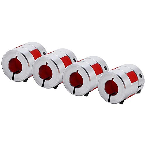 Accoppiamento Albero Prugna, 6,35 Mm X 10 Mm Flessibile Albero Prugna Accoppiamento Cnc Passo-Passo Motore Encoder Accoppiatore